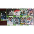 Xbox 360 and 9 games