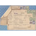 Germany on (Cover) Paketkarte to SWA - 1966 (1961) - Hauptmann Droste-Hulshoff