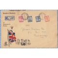 Southern Rhodesia registered FDC - 1947 - Victory