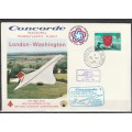 Concorde 3 - 1976 - Inaugural Flight Cover - British Airways - London Washington Dullas Airport