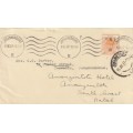ORC OFS Orange Free State VRI - 1900 (1937) - on Cover used in Johannesburg during Union period