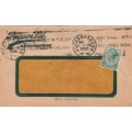 Union of South Africa cover - 1925 (1913) - King George V Slogan Post Early in the day