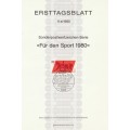 Germany West Federal - 1980 - Sports - Complete set