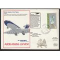 Great Britain Flight Cover - 1973 - London to Addis Ababa BOAC