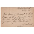 COGH Cape of Good Hope Queen Victoria - 1895 - PostCard Postal Stationery Port Elizabeth
