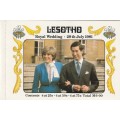 Lesotho - 1981 - Booklet - Royal Wedding Princess Diana Prince Charles