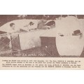 South Africa RSA - 1961 - Souvenir Airmail Postcard First Aerial Post
