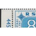 South Africa RSA - 1972 - 8c Postage Due Extended Control Block with Variety