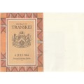 Transkei - 1984 - Second Definitive Folder Xhosa Culture