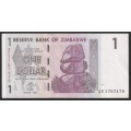 Zimbabwe - 2007 - $1 Dollar Dollars Gono - Circulated - Range AE