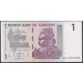 Zimbabwe - 2007 - $1 Dollar Dollars Gono - Circulated - Range AE - 6 Notes in Sequence