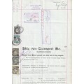 South Africa Union - 1933 - Revenue Usage on Akte van Transport
