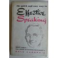 The quick and easy way to effective speaking by Dale Carnegie