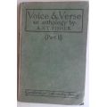 Voice Verse an anthology by AST Fisher