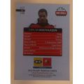 Calib Oosthuizen trading card