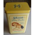 Johnson`s baby powder tin