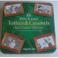 Foley and Court toffees and caramels tin (Sportsman edition)