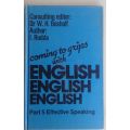 Coming to grips with English
