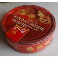 Bisca imported danish butter cookies tin