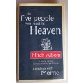 The five people you meet in heaven by Mitch Albom