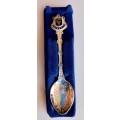 Exquisite Cornwall silver plated souvenir spoon