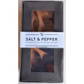 Reclaimed kiaat salt and pepper set