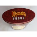 Kahlua fudge tin