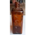 The JR Watkins Co amber glass medicine bottle