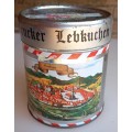 Vintage 5 Stuck feine hersbrucker lebkuchen tin