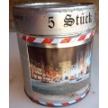 Vintage 5 Stuck feine hersbrucker lebkuchen tin