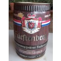 Furstenberg beer tin (empty)