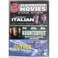 3 Blockbuster movies on one dvd