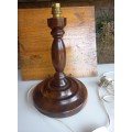 Solid wood lamp