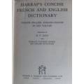 Harrap`s concise French and English dictionary