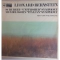 Leonard Bernstein - Schubert unfinished symphony LP