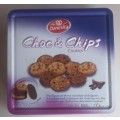 Danesita choc & chips cookies tin