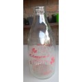 Vintage 1 litre Clover milk bottle