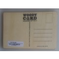 Woody card - The king of Africa (wooden postcard)
