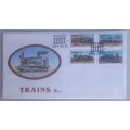 First day envelope: Trains