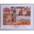 The big five Kruger National Park postcard