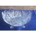 Vintage crystal candy dish