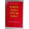 Write better. Speak better.