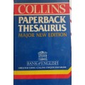 Collins paperback Thesaurus