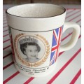 HRH Queen Elizabeth II South African State visit 1995 cup limited edition