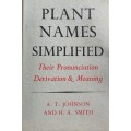Plant names simplified