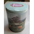 Tudor tea tin