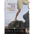You`ve got what it takes by Joyce Meyer dvd *sealed*