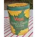 Vital shelled sunflower seeds tin