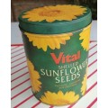 Vital shelled sunflower seeds tin