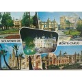 Vintage postcard: Souvenir de Monte-Carlo